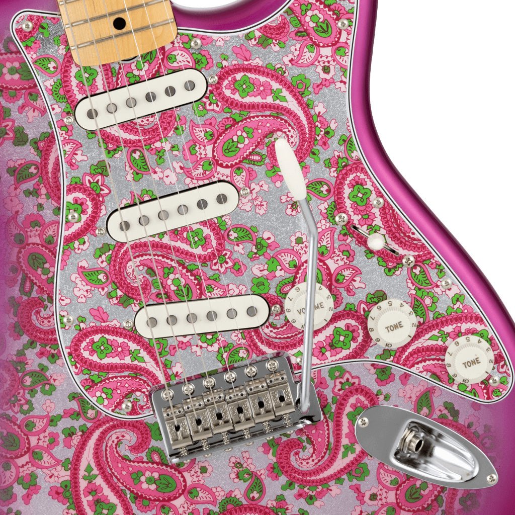Fender Made in Japan Limited Stratocaster Maple Fingerboard Pink Paisley Electric Guitars Sky Music