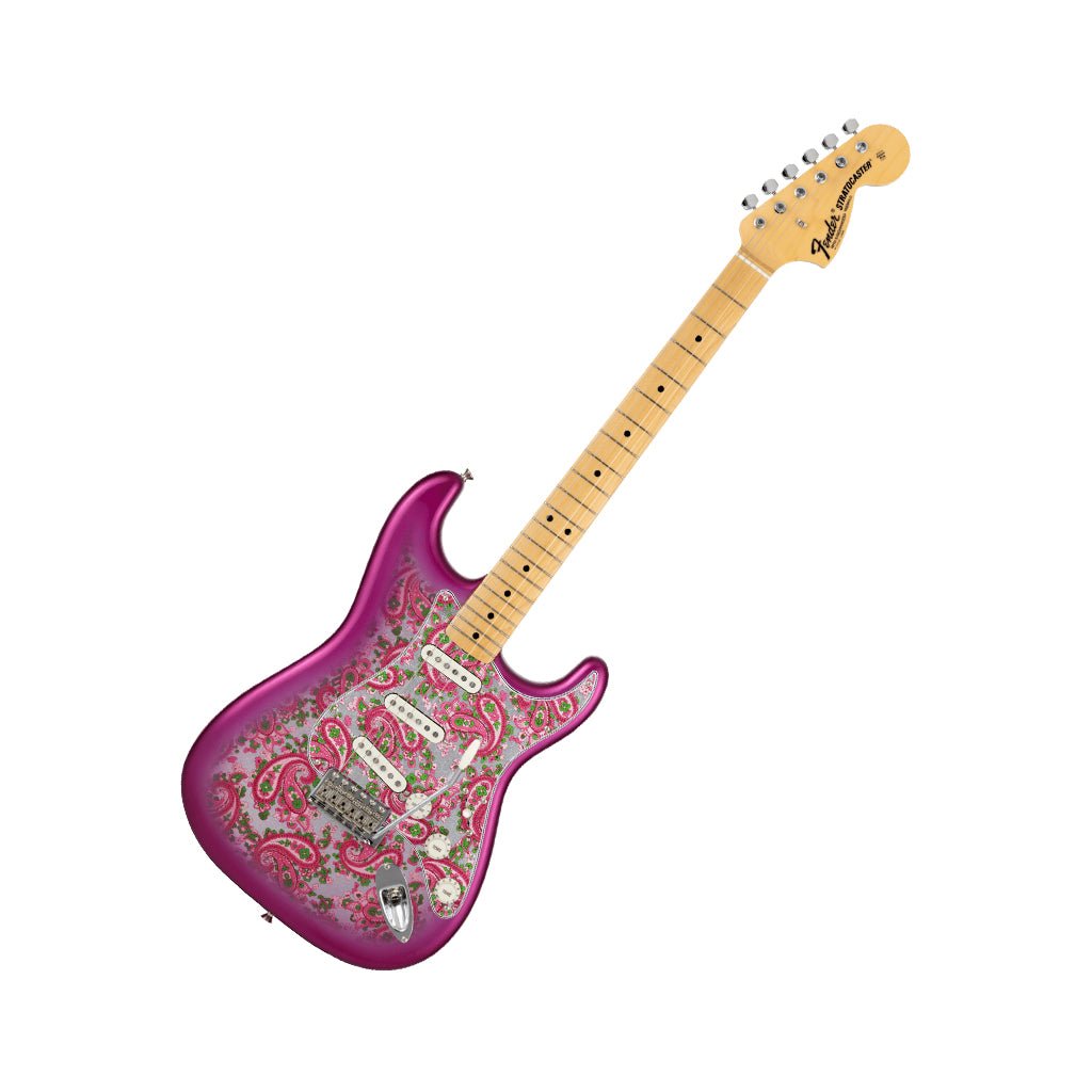 Fender Made in Japan Limited Stratocaster Maple Fingerboard Pink Paisley Electric Guitars Sky Music