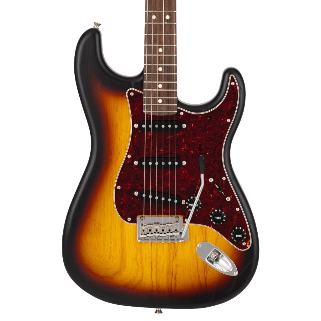 Fender Made in Japan Limited Stratocaster Raw Ash - 3 Color Sunburst Electric Guitars Sky Music