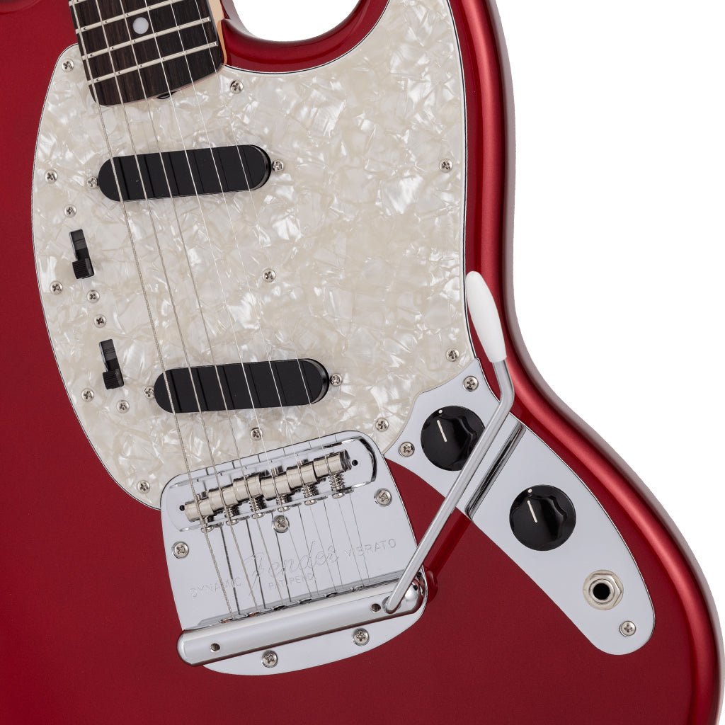 Fender Made in Japan Traditional 70s Mustang Electric Guitar - Candy Apple Red Electric Guitars Sky Music