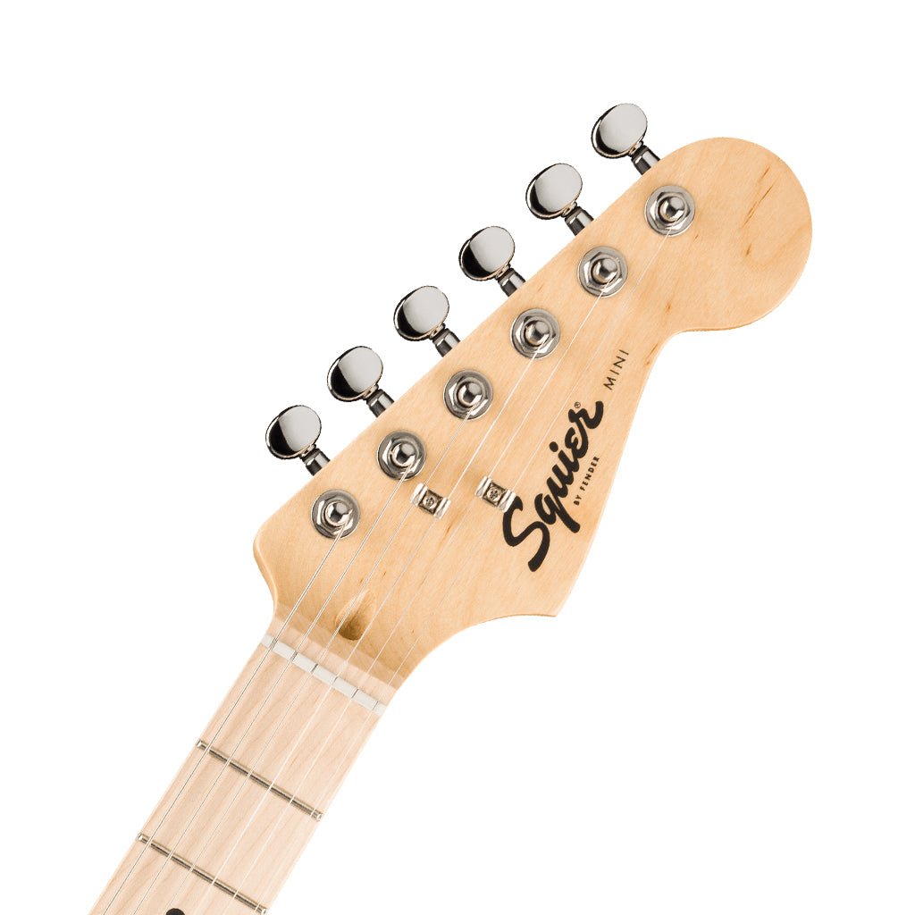 Fender Mini Stratocaster Maple Fingerboard w/White Pickguard - California Blue Electric Guitars Sky Music