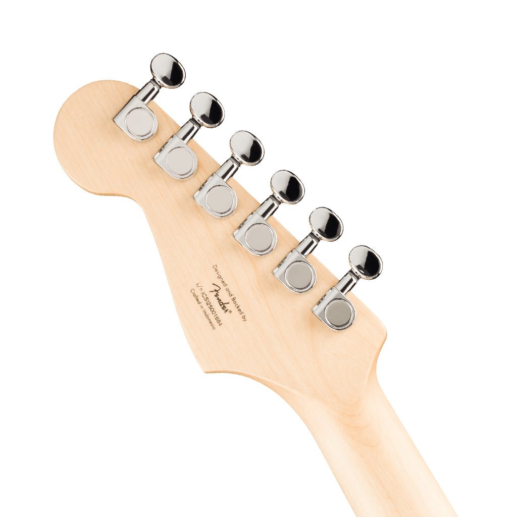 Fender Mini Stratocaster Maple Fingerboard w/White Pickguard - Sea Foam Green Electric Guitars Sky Music