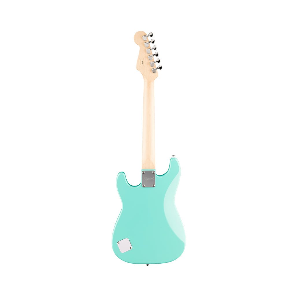 Fender Mini Stratocaster Maple Fingerboard w/White Pickguard - Sea Foam Green Electric Guitars Sky Music