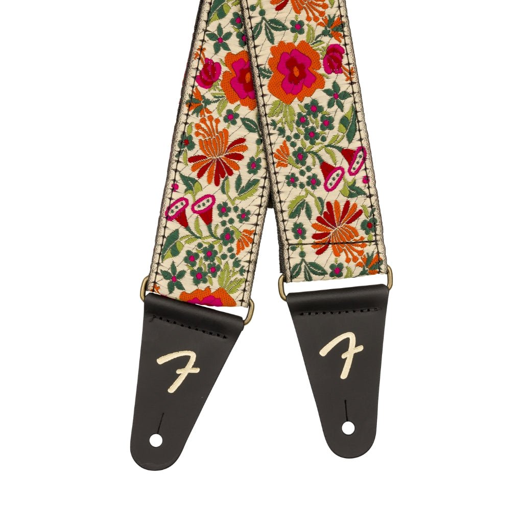 Fender Mosaic Jacquard Guitar Strap - Cream, 2" Guitar Straps Sky Music