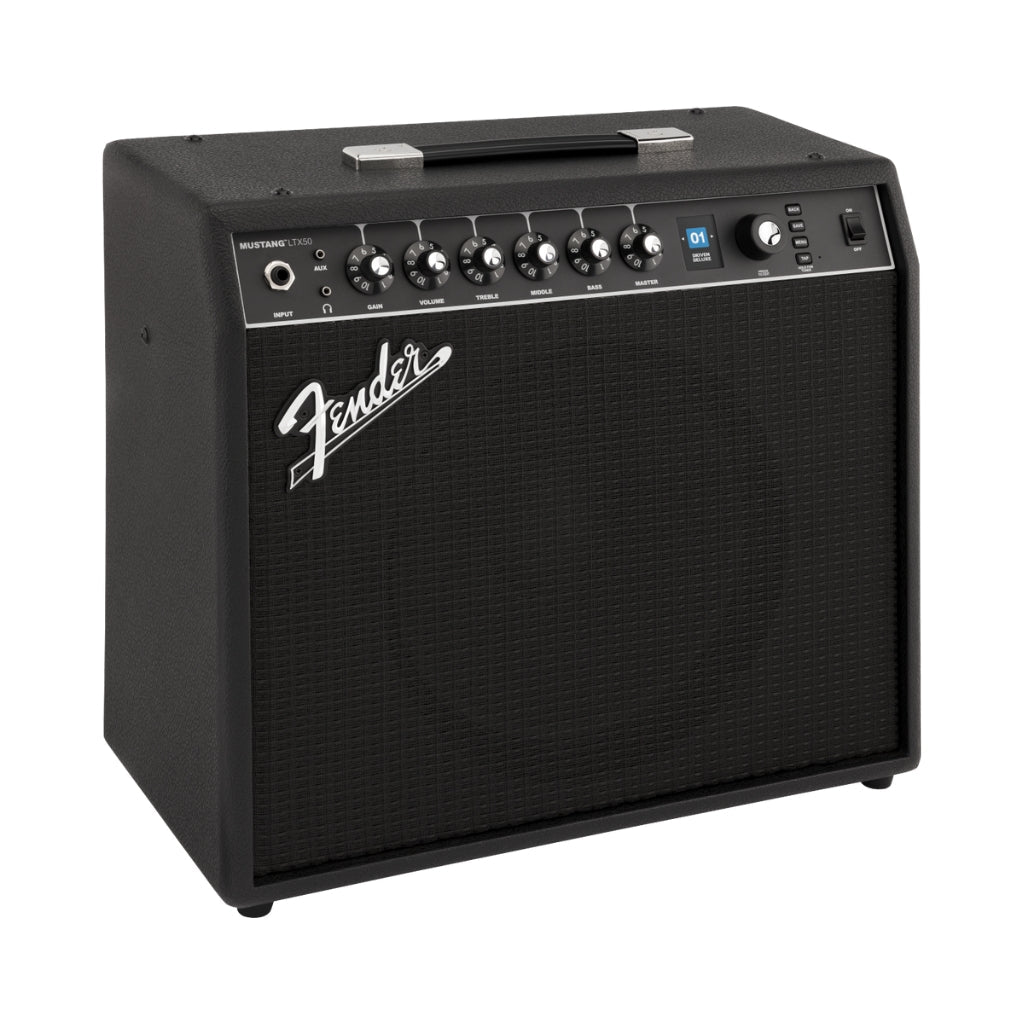 Fender Mustang LTX50 50-watt 1 x 12-inch Combo Amplifier Electric Guitar Amplifiers Sky Music
