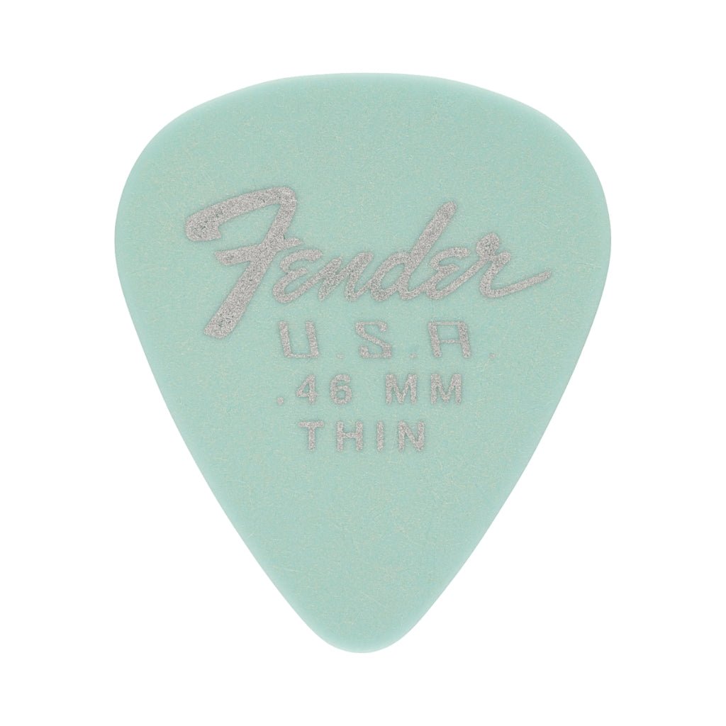 Fender Original Delrin Guitar Picks 12-pack - .46mm Daphne Blue Guitar Picks Sky Music