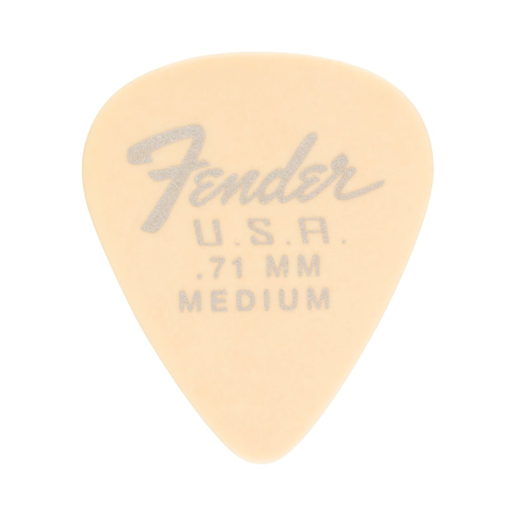 Fender Original Delrin Guitar Picks 12-pack - .71mm Olympic White Guitar Picks Sky Music