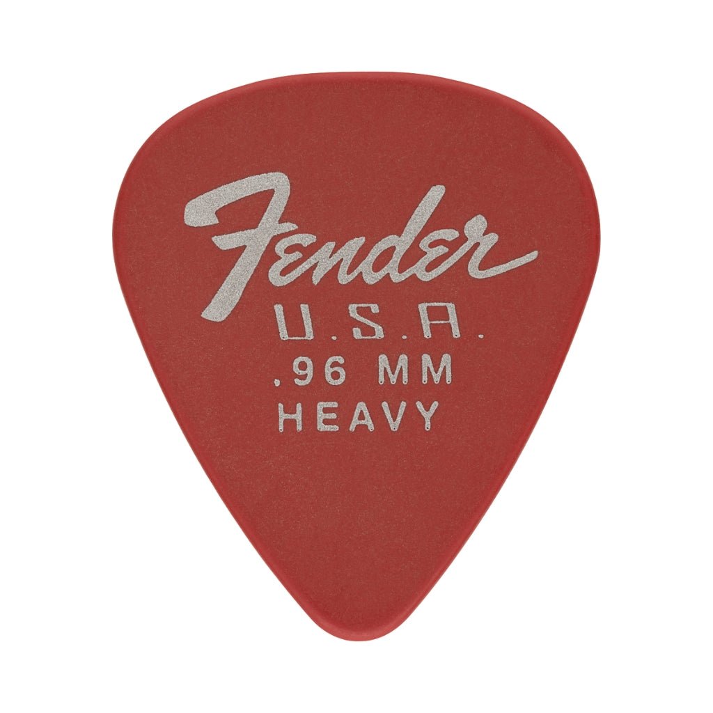 Fender Original Delrin Guitar Picks 12-pack - .96mm Fiesta Red Guitar Picks Sky Music
