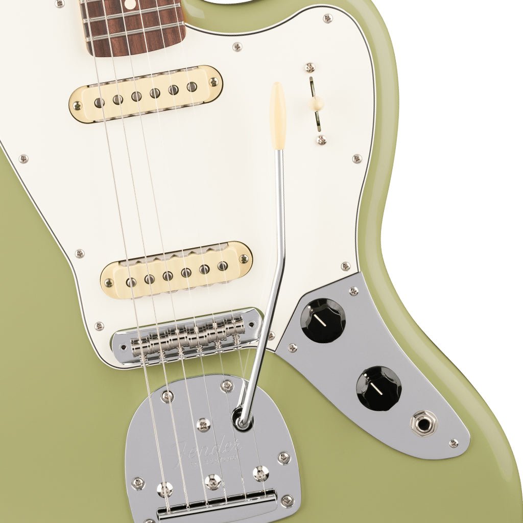 Fender Player II Jaguar Rosewood Fingerboard - Birch Green Electric Guitars Sky Music