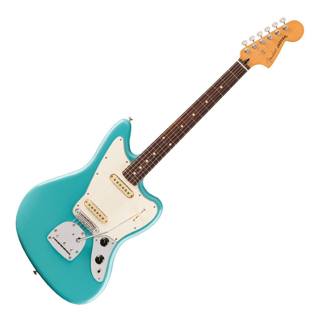 Fender Player II Jaguar Rosewood Fretboard Aquatone Blue Electric Guitars Sky Music