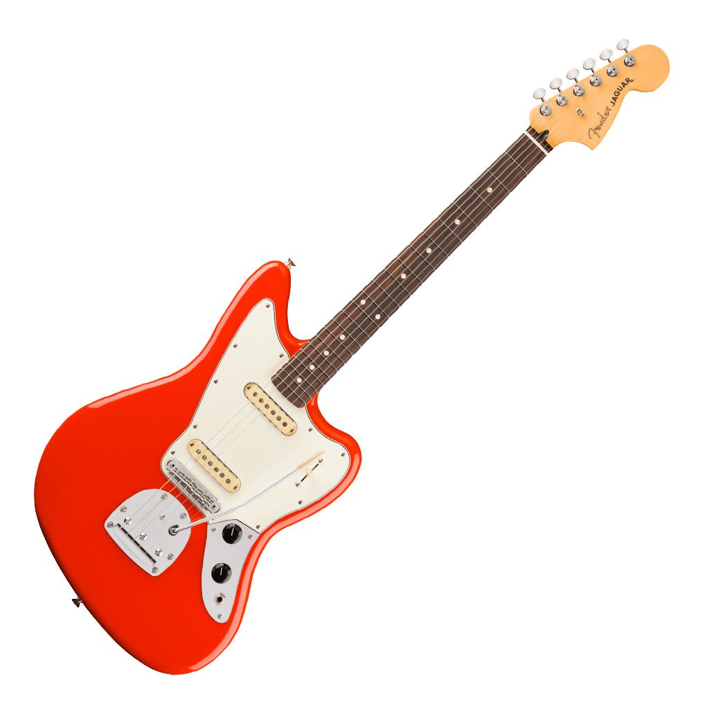 Fender Player II Jaguar Rosewood Fretboard Coral Red Electric Guitars Sky Music