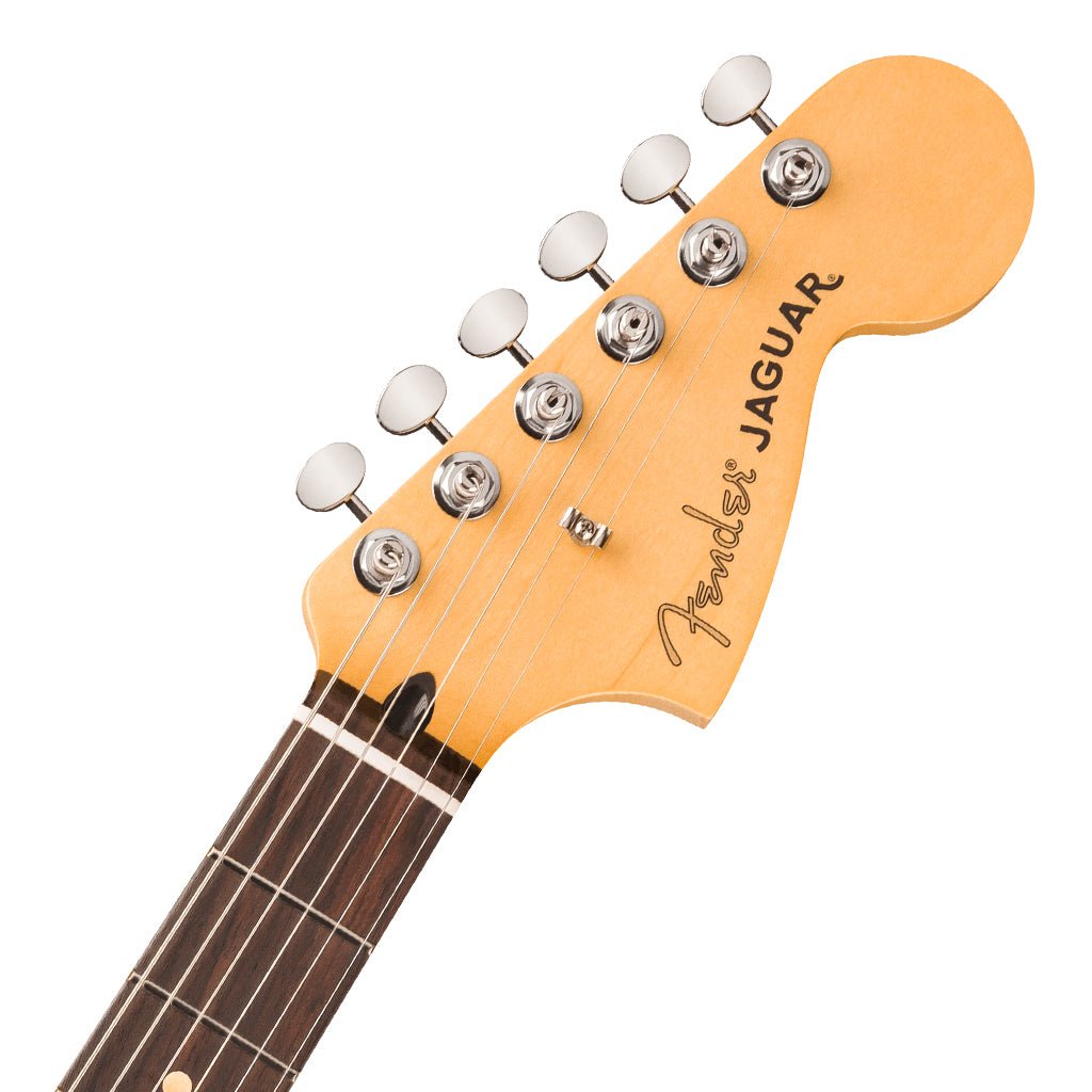Fender Player II Jaguar Rosewood Fretboard Hialeah Yellow Electric Guitars Sky Music