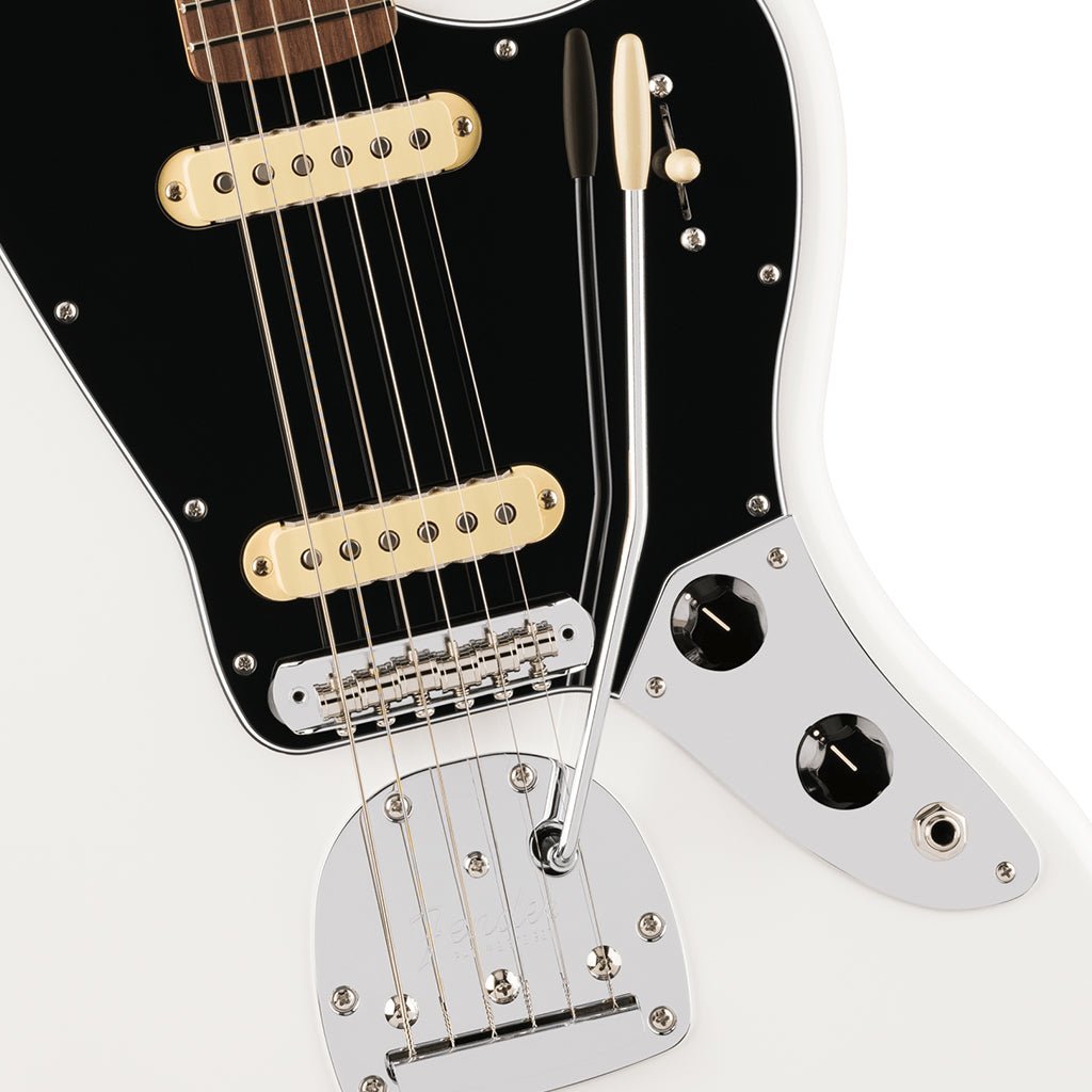 Fender Player II Jaguar Rosewood Fretboard Polar White Electric Guitars Sky Music