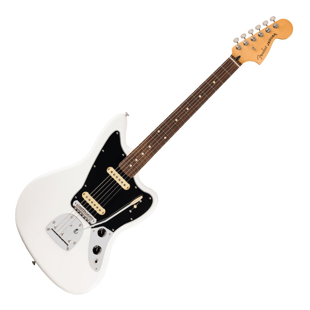 Fender Player II Jaguar Rosewood Fretboard Polar White Electric Guitars Sky Music
