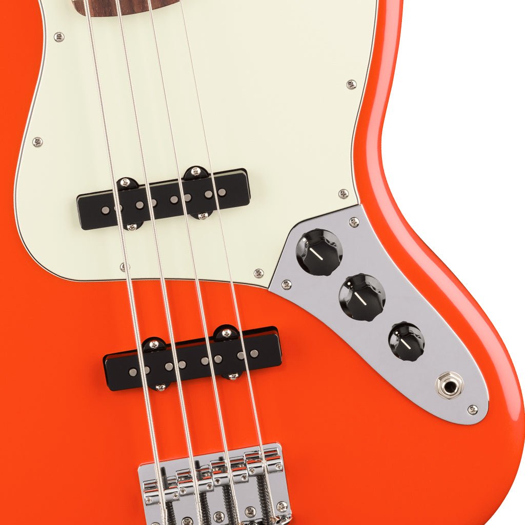 Fender Player II Jazz Bass Rosewood Fingerboard - Rallye Orange Bass Guitars Sky Music