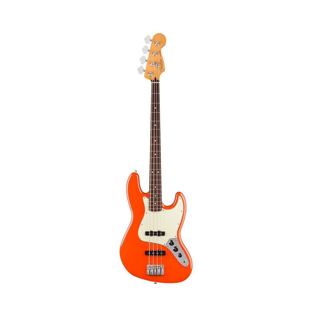 Fender Player II Jazz Bass Rosewood Fingerboard - Rallye Orange Bass Guitars Sky Music