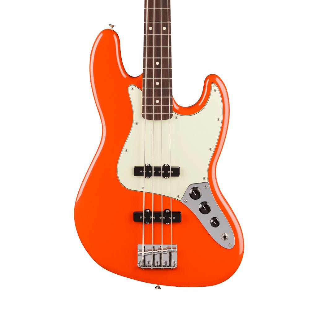 Fender Player II Jazz Bass Rosewood Fingerboard - Rallye Orange Bass Guitars Sky Music
