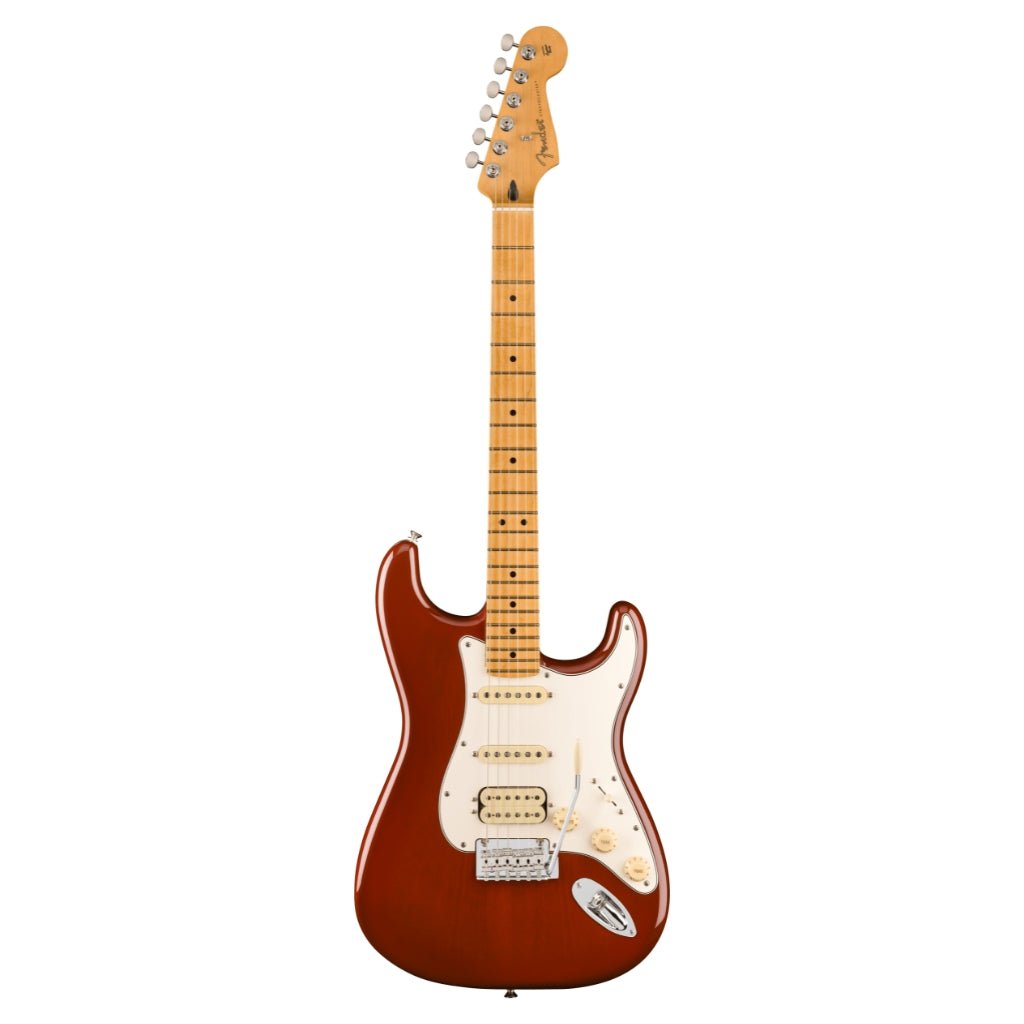 Fender Player II Maple Fingerboard HSS Stratocaster - Transparent Mocha Burst Electric Guitars Sky Music