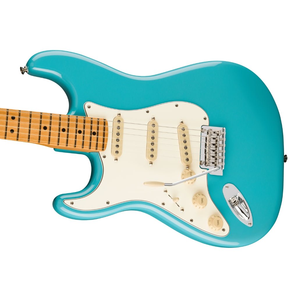 Fender Player II Maple Fretboard Left Handed Stratocaster - Aquatone Blue Electric Guitars Sky Music