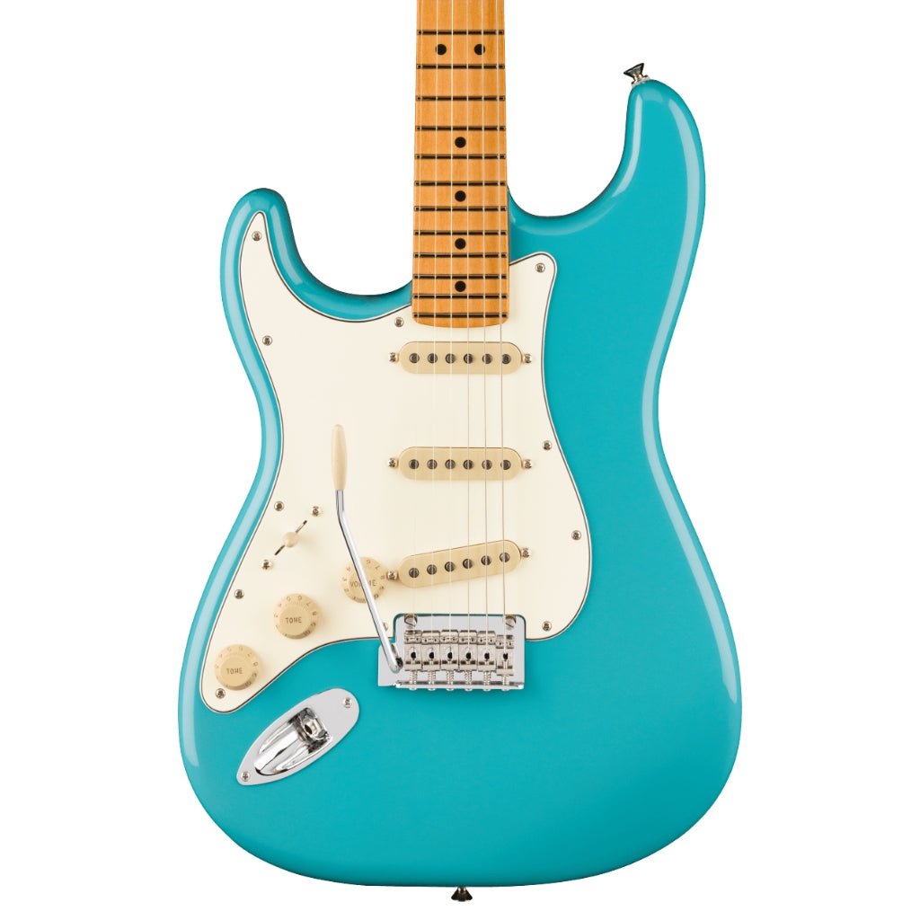 Fender Player II Maple Fretboard Left Handed Stratocaster - Aquatone Blue Electric Guitars Sky Music