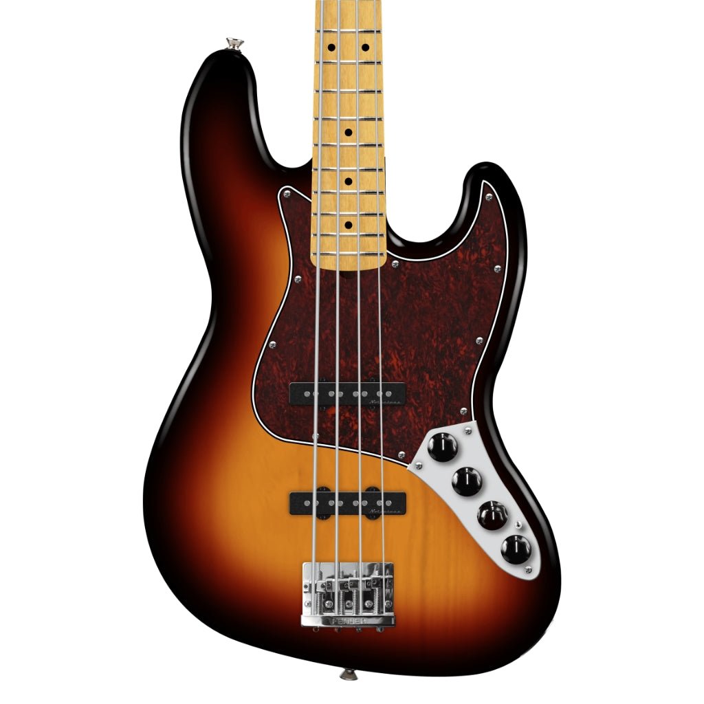 Fender Player II Modified Active Jazz Bass - 3 Tone Sunburst, Maple Fingerboard Bass Guitars Sky Music