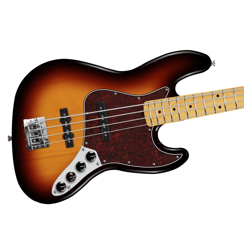 Fender Player II Modified Active Jazz Bass - 3 Tone Sunburst, Maple Fingerboard Bass Guitars Sky Music