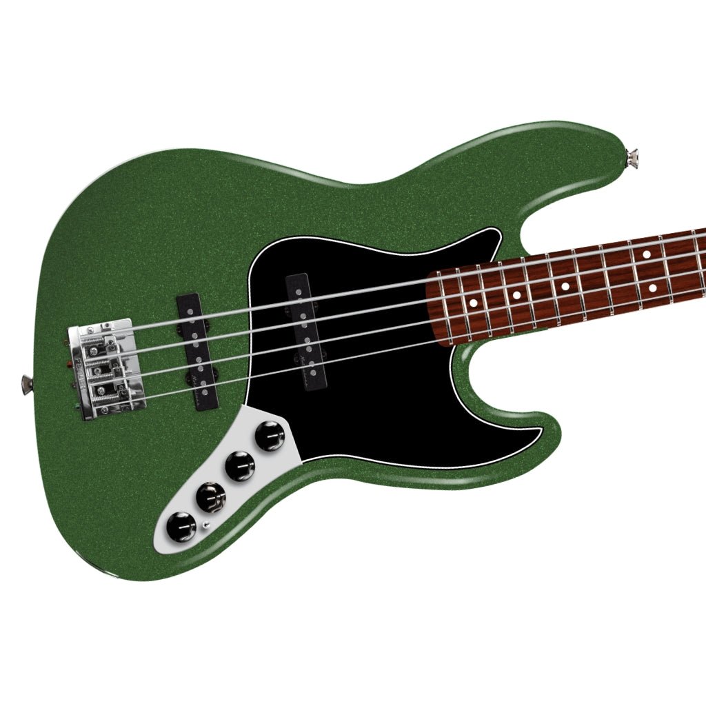 Fender Player II Modified Active Jazz Bass - Harvest Green Metallic, Rosewood Fingerboard Bass Guitars Sky Music