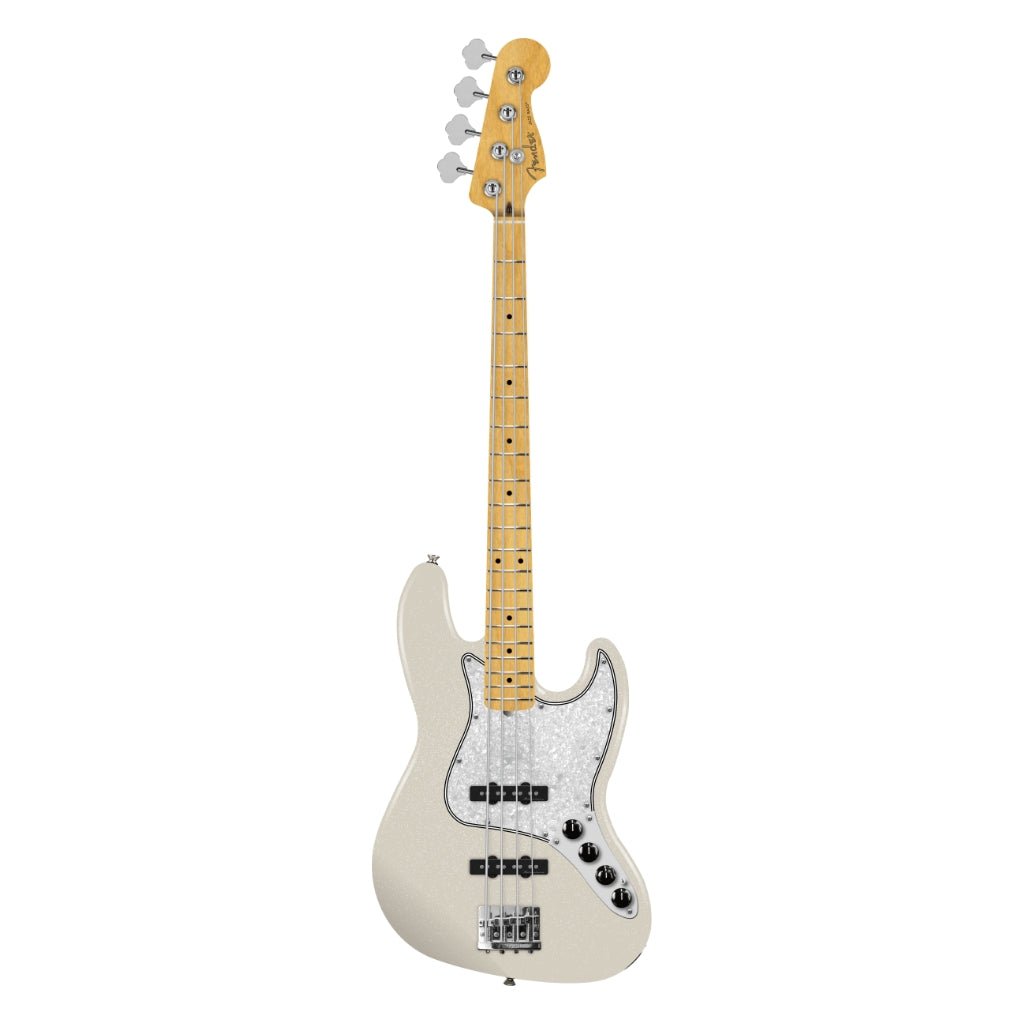 Fender Player II Modified Active Jazz Bass - Olympic Pearl, Maple Fingerboard Bass Guitars Sky Music