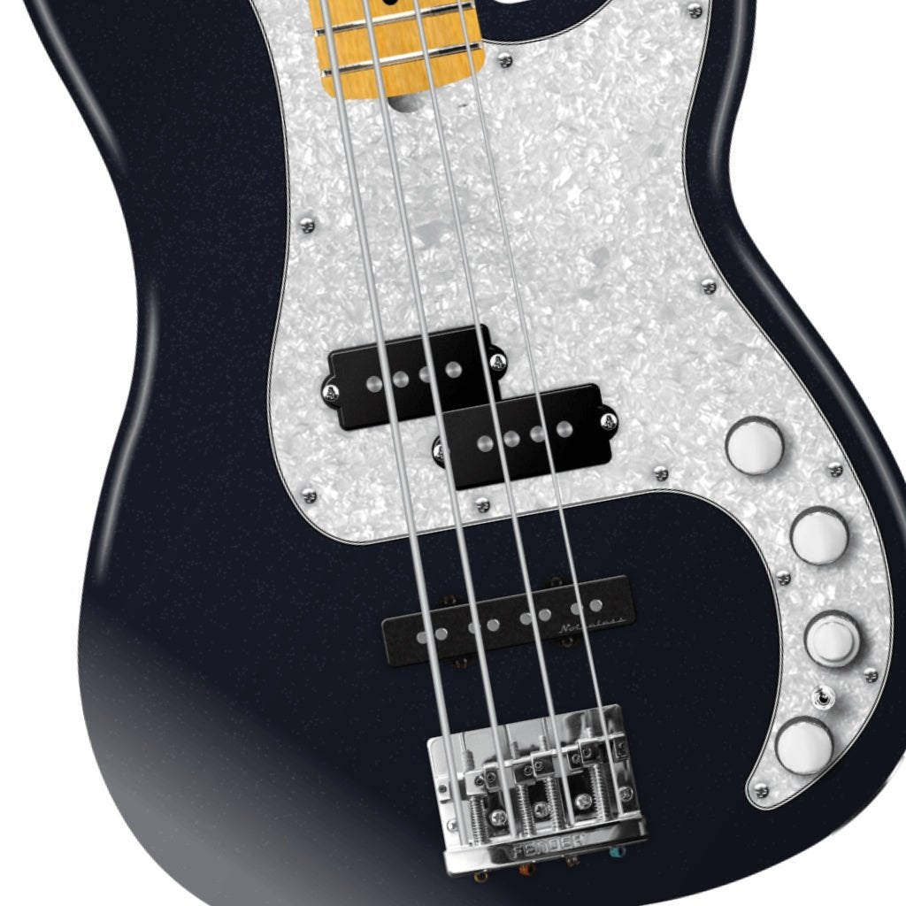 Fender Player II Modified Active Precision Bass - Dusk, Maple Fingerboard Bass Guitars Sky Music