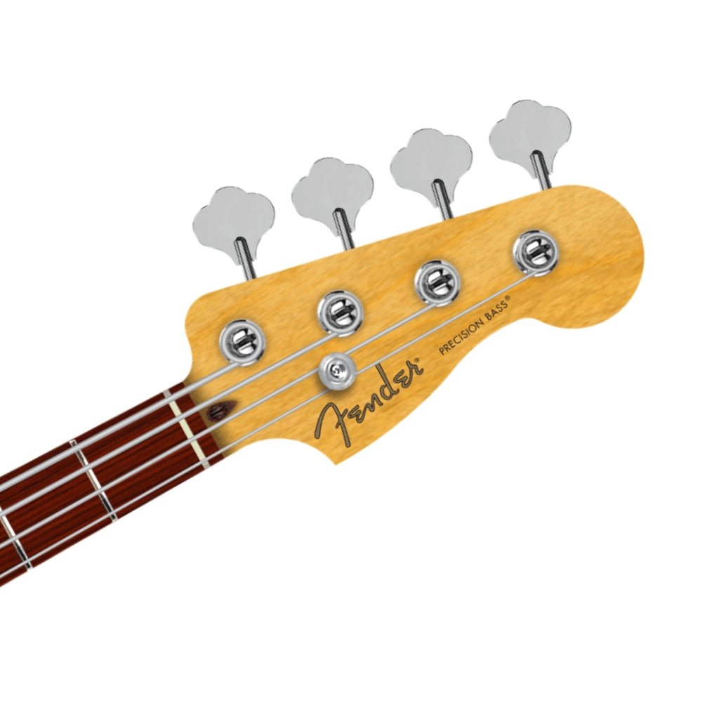 Fender Player II Modified Active Precision Bass - Olympic Pearl, Rose Fingerboard Bass Guitars Sky Music