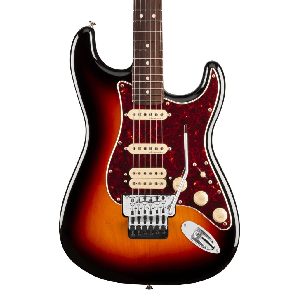 Fender Player II Modified Stratocaster HSS Floyd Rose - 3-Color Sunburst, Rosewood Fingerboard Electric Guitars Sky Music