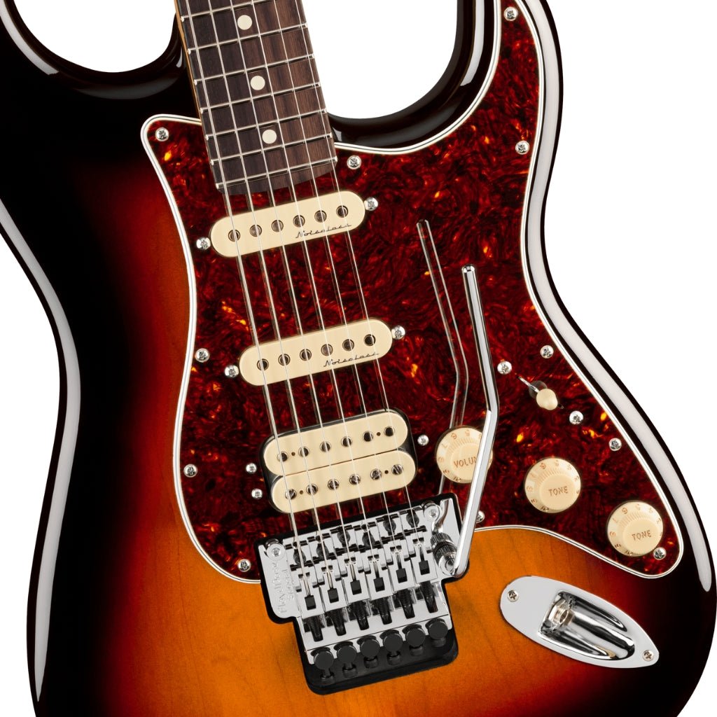 Fender Player II Modified Stratocaster HSS Floyd Rose - 3-Color Sunburst, Rosewood Fingerboard Electric Guitars Sky Music