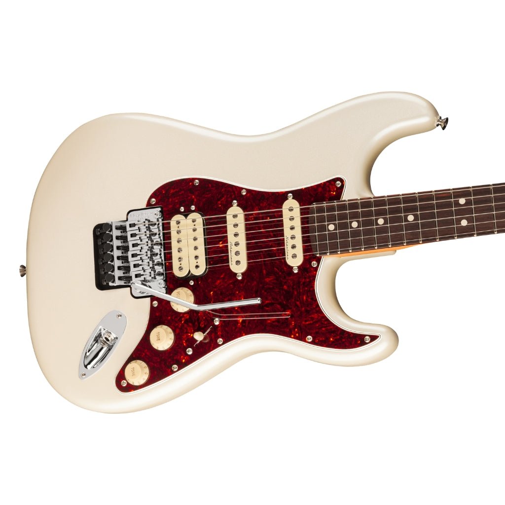 Fender Player II Modified Stratocaster HSS Floyd Rose - Olympic Pearl, Rosewood Fingerboard Electric Guitars Sky Music
