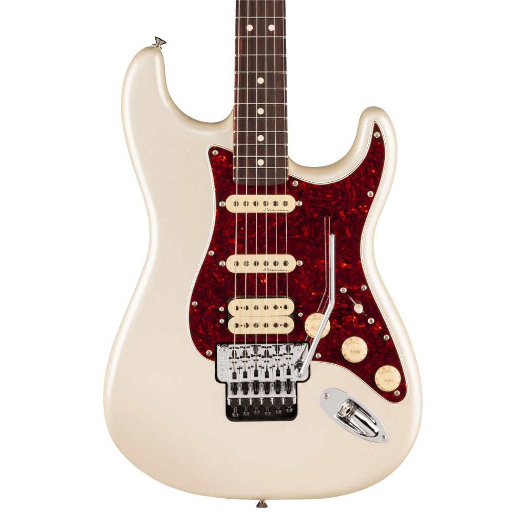 Fender Player II Modified Stratocaster HSS Floyd Rose - Olympic Pearl, Rosewood Fingerboard Electric Guitars Sky Music