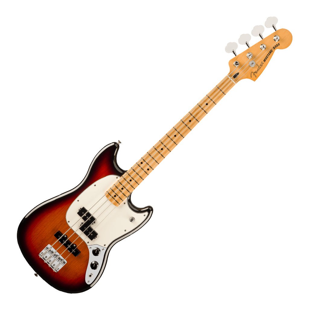 Fender Player II Mustang Bass Maple Fretboard 3 Color Sunburst Bass Guitars Sky Music