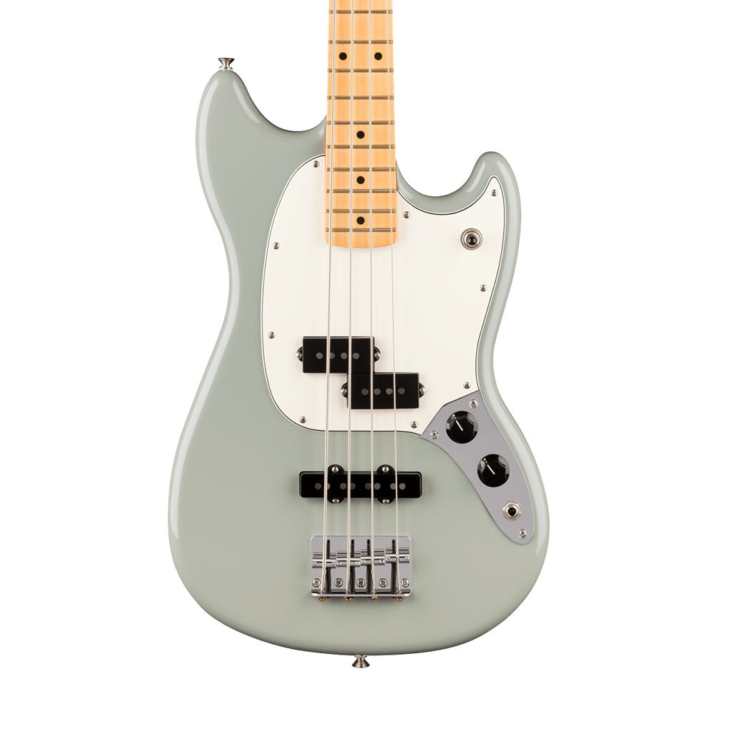 Fender Player II Mustang Bass PJ Maple Bass Guitar - Cactus Gray Bass Guitars Sky Music