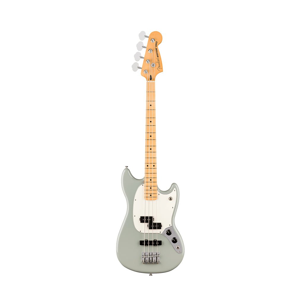 Fender Player II Mustang Bass PJ Maple Bass Guitar - Cactus Gray Bass Guitars Sky Music