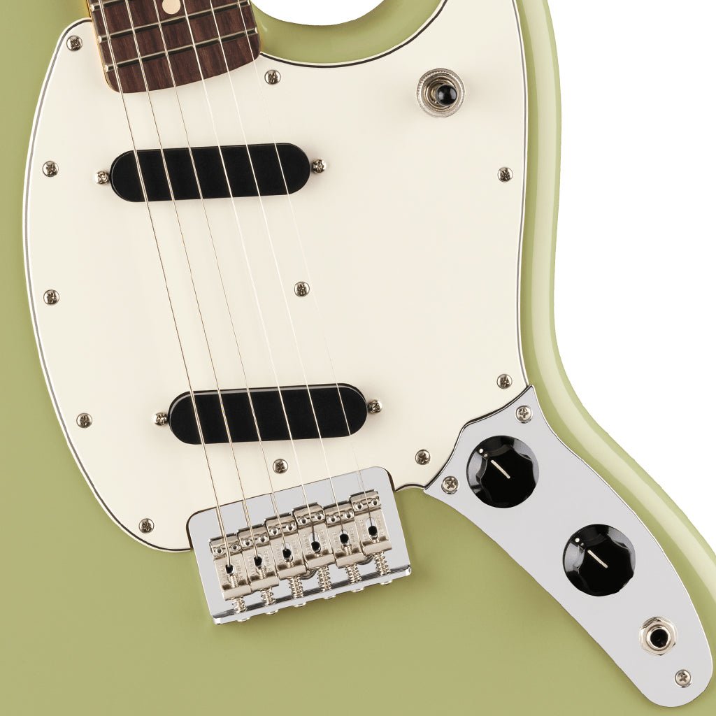 Fender Player II Mustang Rosewood Fretboard Birch Green Electric Guitars Sky Music