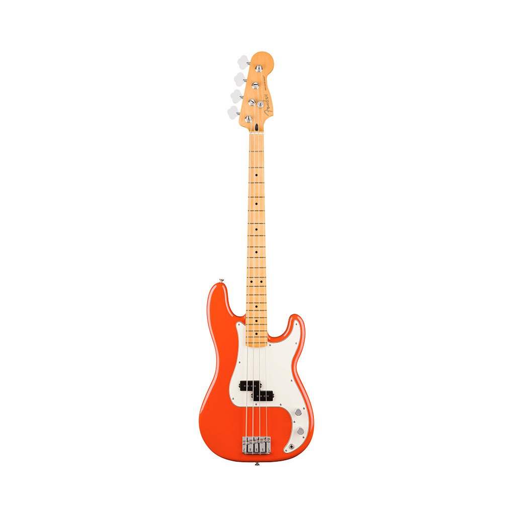 Fender Player II Precision Bass Guitar Maple Fingerboard - Rallye Orange Bass Guitars Sky Music