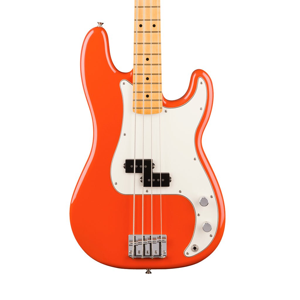 Fender Player II Precision Bass Guitar Maple Fingerboard - Rallye Orange Bass Guitars Sky Music