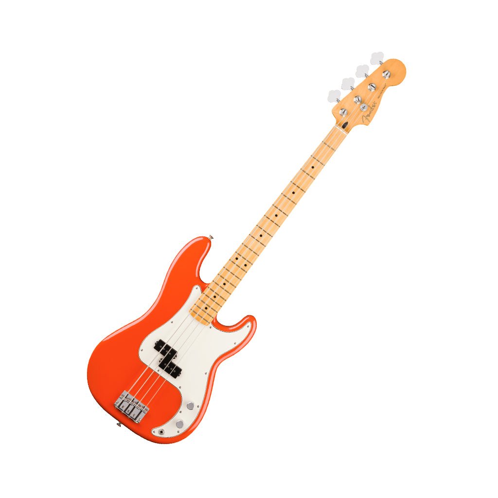 Fender Player II Precision Bass Guitar Maple Fingerboard - Rallye Orange Bass Guitars Sky Music