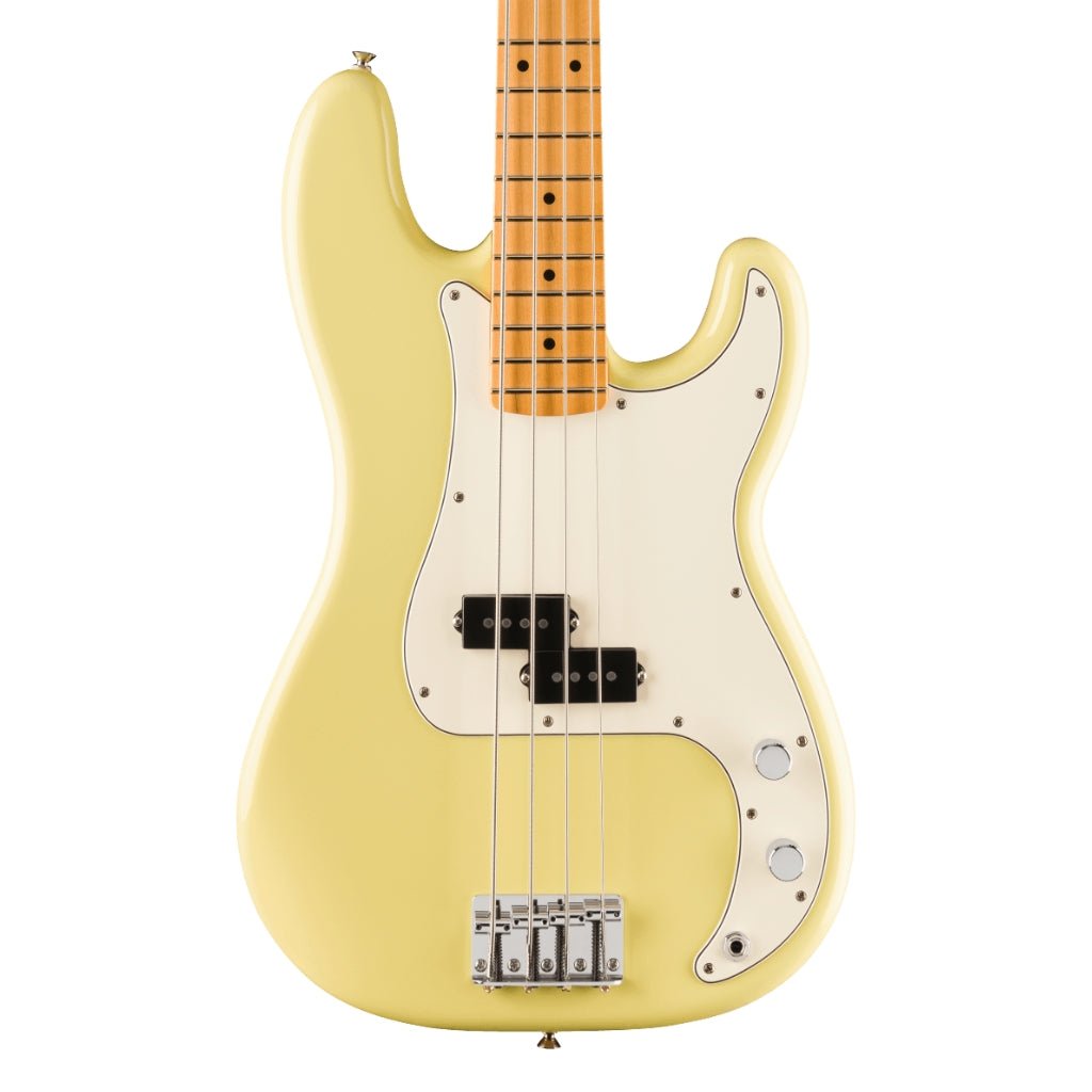 Fender Player II Precision Bass Maple Fretboard - Hialeah Yellow Bass Guitars Sky Music