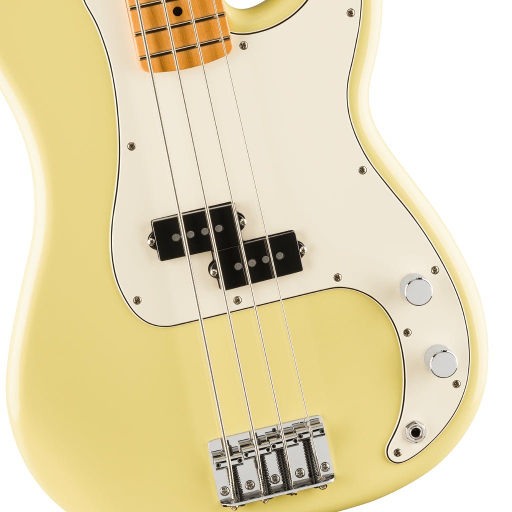 Fender Player II Precision Bass Maple Fretboard - Hialeah Yellow Bass Guitars Sky Music