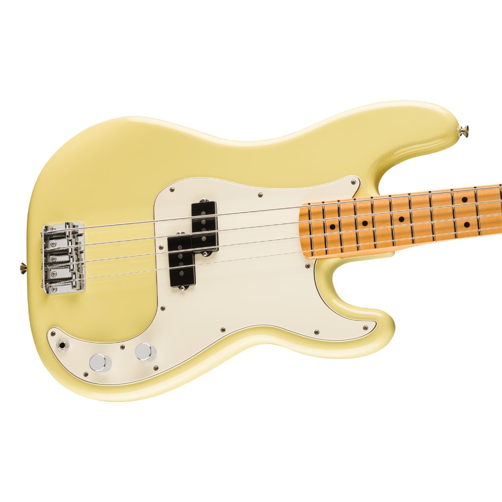 Fender Player II Precision Bass Maple Fretboard - Hialeah Yellow Bass Guitars Sky Music