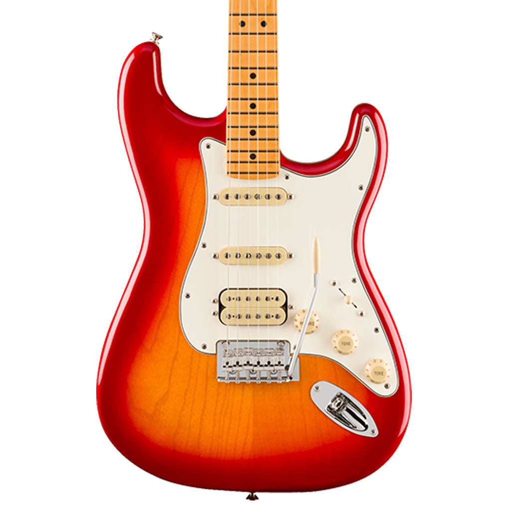 Fender Player II Stratocaster HSS - Chambered Ash Body - Maple Fretboard - Aged Cherry Burst Electric Guitars Sky Music