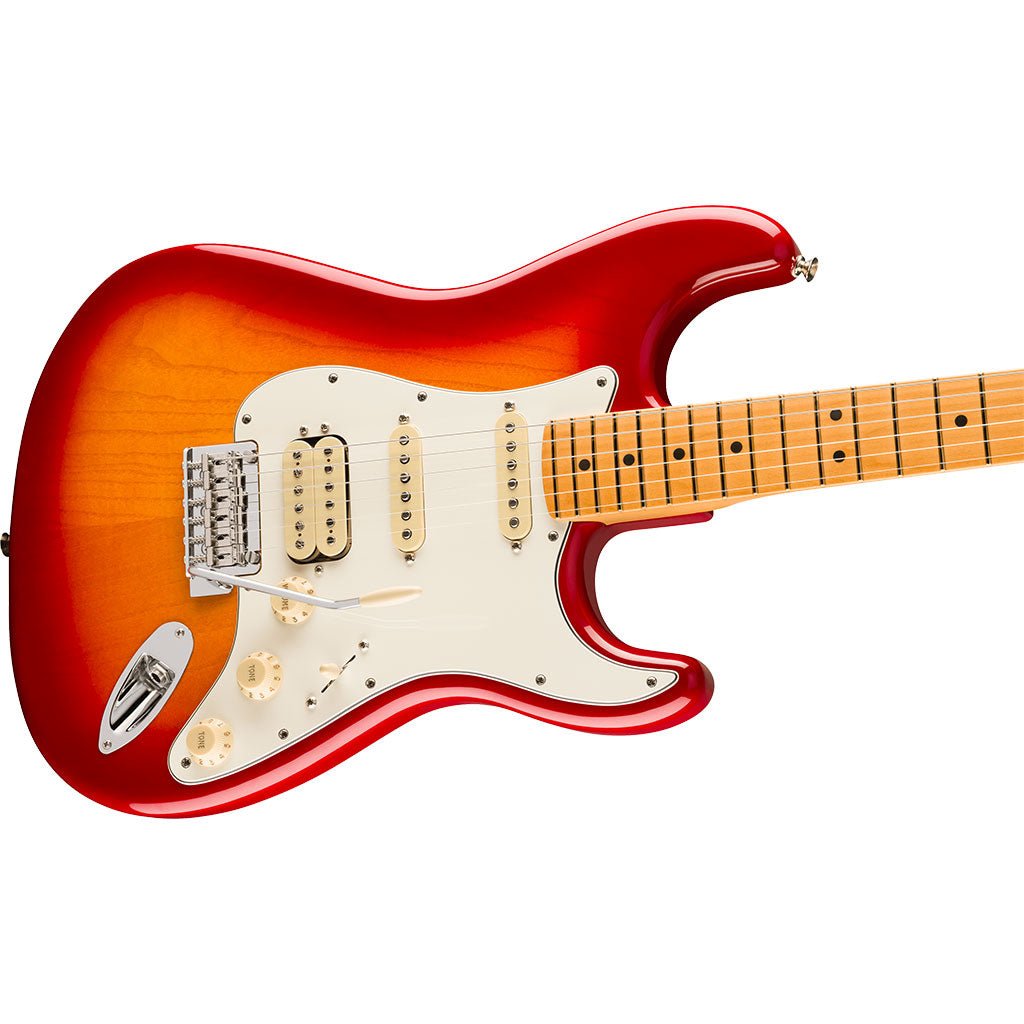 Fender Player II Stratocaster HSS - Chambered Ash Body - Maple Fretboard - Aged Cherry Burst Electric Guitars Sky Music