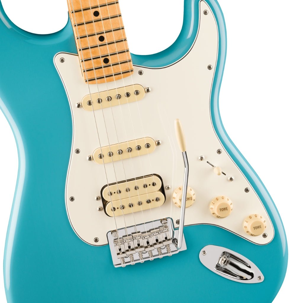 Fender Player II Stratocaster HSS Maple Fretboard Electric Guitar - Aquatone Blue Electric Guitars Sky Music