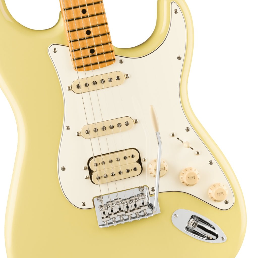 Fender Player II Stratocaster HSS Maple Fretboard Electric Guitar - Hialeah Yellow Electric Guitars Sky Music