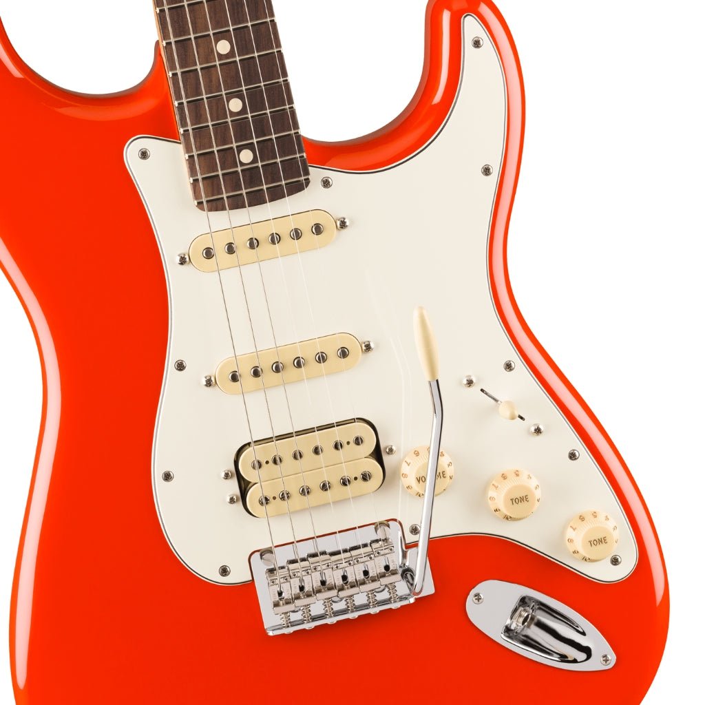 Fender Player II Stratocaster HSS Rosewood Fretboard Electric Guitar - Coral Red Electric Guitars Sky Music