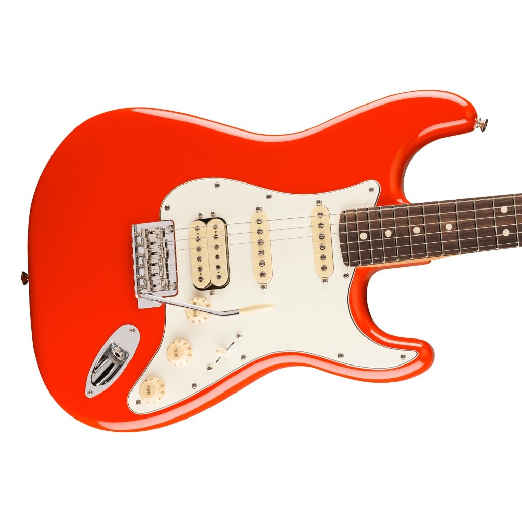 Fender Player II Stratocaster HSS Rosewood Fretboard Electric Guitar - Coral Red Electric Guitars Sky Music